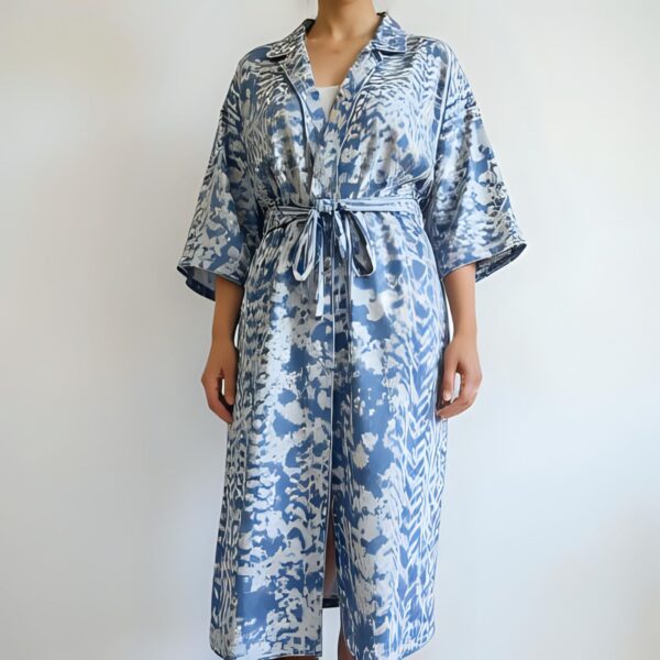 Adire Robe – Woven in Rhythm