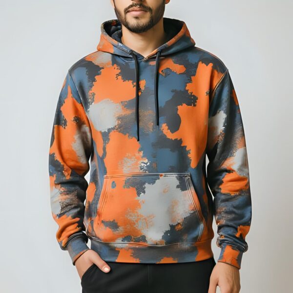 Terry Abstract Hoodie – Echo of Expression